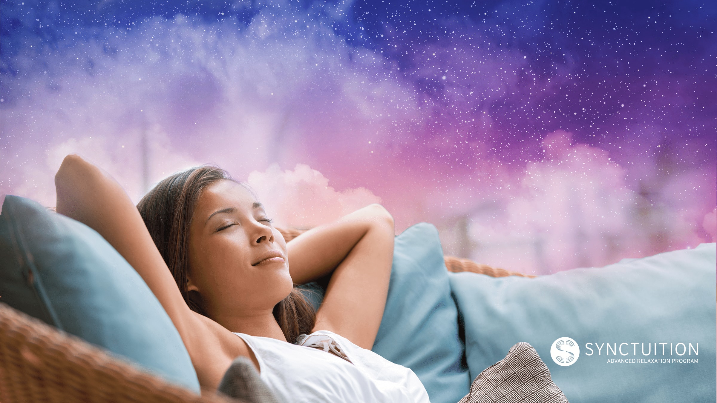 Synctuition combines 3D sounds and mindfulness meditation to ease anxiety-induced insomnia. 